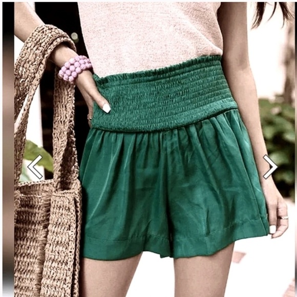 TCEC Pants - TCEC High Rise Hunter Green Shorts